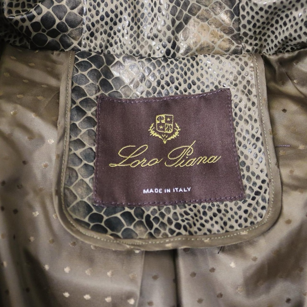 rare Loro Piana snakeskin puffer jacket - Picture 6 of 8